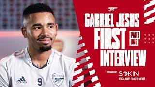 Gabriel Jesus' first Arsenal interview | Part One