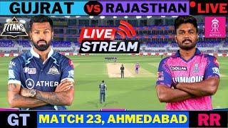 Live: GT Vs RR, Match 23 | IPL Live Scores & Commentary | Gujrat vs Rajasthan | IPL LIVE 2023