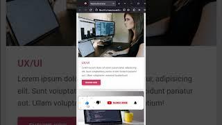 #website Create in #bootstrap #html and #css #webdesign #shorts