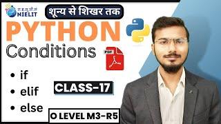 Python O level Full course in Hindi | Python for beginners in Hindi | m3r5 python #16 Conditional