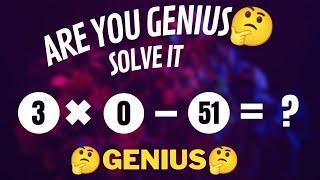 If You Are Genius ????Solve it ????249 #iq #maths #puzzle #genius