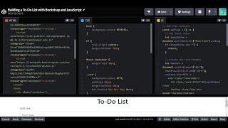 Building a To Do List with Bootstrap and JavaScript Using ChatGPT