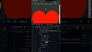 make love , heart #html #css #shorts #viral #viralvideo #coding #programming #programmer #software