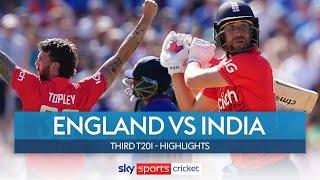 England hold off India despite stunning Suryakumar century | England vs India | 3rd T20I Highlights