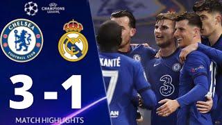 Chelsea vs Real Madrid 3-1 UEFA Champions League 2021 All Goals And Extended Highlights
