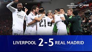 Liverpool vs Real Madrid (2-5) | A horror show for Jurgen Klopp's side | Champions League Highlights