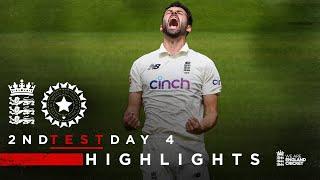 Wood Sets Up Final Day Thriller! | England v India - Day 4 Highlights | 2nd LV= Insurance Test 2021