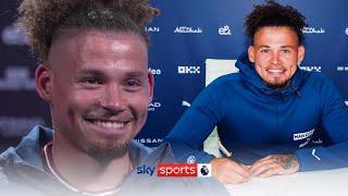 NEW Man City signing Kalvin Phillips ✍️ | "It was hard to keep the ball against the City team." ????