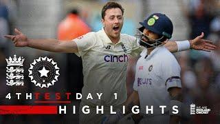 India Bowled Out for 191! | England v India - Day 1 Highlights | 4th LV= Insurance Test 2021