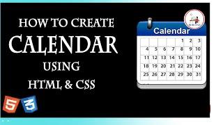 How to Create Calendar by Using  HTML and CSS