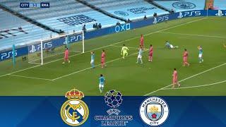 Manchester City vs Real Madrid [ 2 - 1 ] Goals Highlights || UEFA Champions League - 2021/2022