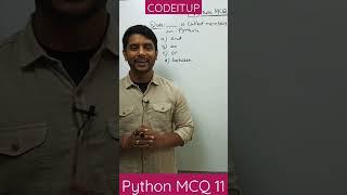 #shorts | Python MCQ 12 | #python | #pythonmcq | #pythonprogramming | #pythontutorial | #python3