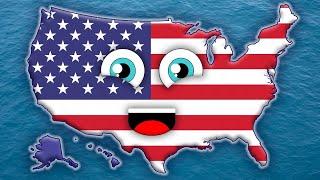 50 States Song - USA States and Capitals Song