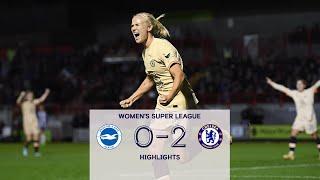 Brighton Women 0-2 Chelsea Women | Women's Super League Highlights