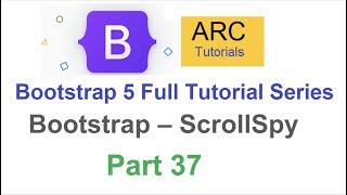 Bootstrap 5 Tutorial For Beginners #36 - Bootstrap ScrollSpy Tutorial | Bootstrap 5 Full Course