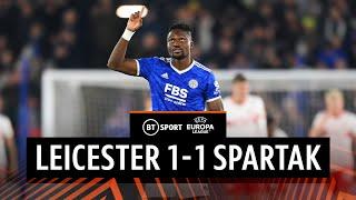 Leicester vs Spartak Moscow (1-1) | Vardy Penalty Saved As Foxes Falter | Europa League Highlights
