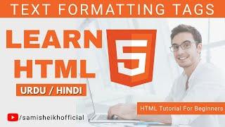 Learn HTML | Text Formatting Tags | Website Designing | HTML Tutorial For Beginners #html