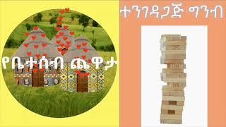 የቤተሰብ ጨዋታ - ቅንጣት - ተንገዳጋጅ ግንብ ጨዋታ how to play wobbly tower in Amharic