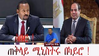 Ethiopia: Awaze News - ፡፡  ሰበር !ጠቅላይ ሚኒስትሩ በካይሮ!