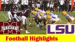 Mississippi State vs LSU Football Game Highlights 9 17 2022