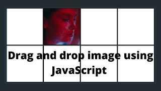 Drag and drop image using JavaScript | Tutorial