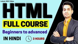 HTML Tutorial for Beginners | Full HTML Course with Notes 2023 In Hindi