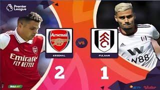 HIGHLIGHTS | Arsenal vs Fulham (2-1) | Odegaard and Gabriel make it four wins