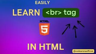 Mastering BR tag in HTML: A Beginner's Guide