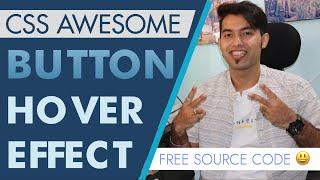 ???? Create Awesome Button Hover Effect Animation using CSS  | Free Source Code | 2021
