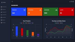 Build a Responsive Sales Dashboard - Tutorial For Beginners | HTML, CSS & JavaScript | CSS Grid