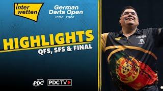 QFs, SFs & Final Highlights  | 2022 Interwetten German Darts Open