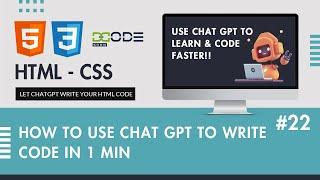 How To Use ChatGPT For coding | Let ChatGPT Write Your HTML Code | ChatGPT