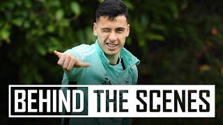 Welcome back, Gabriel Martinelli! | Behind the scenes at Arsenal training centre