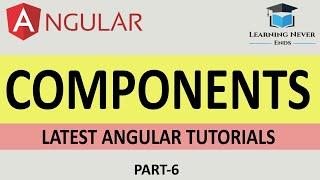 6 - Components In Angular - Angular Components - What Are Components In Angular (Hindi/Urdu)