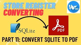 How to make Store Product Register with Kivy/kivyMD ? Part 11: Turning SQLite data into  PDF