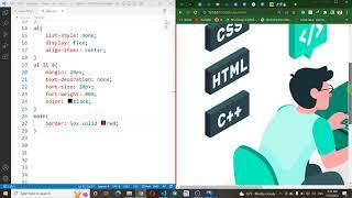 html css simple project in pashto || responsive web page with flexbox | part# 02/02 | Lecture#30