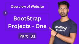 overview of website or how to create a full website using bootstrap | bootstrap full website design