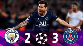 PSG vs Manchester City 3-2 Extended Highlights & All Goals - Champions League 2022