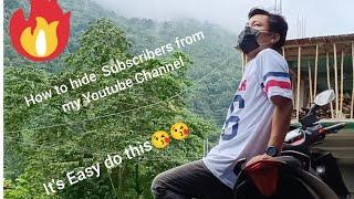 How to hide Subscribers from My youtube channel, youtube channel se subscribers kaise hide kare