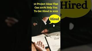 Get Hired As a Software Developer in 2023 By Completing These Top 10 Projects || #developer