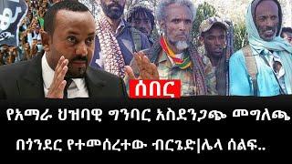 Ethiopia: ሰበር ዜና - የኢትዮታይምስ የዕለቱ ዜና | የአማራ ህዝባዊ ግንባር አስደንጋጭ መግለጫ|በጎንደር የተመሰረተው ብርጌድ|ሌላ ሰልፍ..