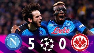 Napoli vs Frankfurt 5-0 Extended Highlights & All Goals - Champions League 2023