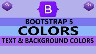7 - Colors In Bootstrap 5 - Bootstrap Color Classes - Bootstrap Background Colors - (Hindi / Urdu)